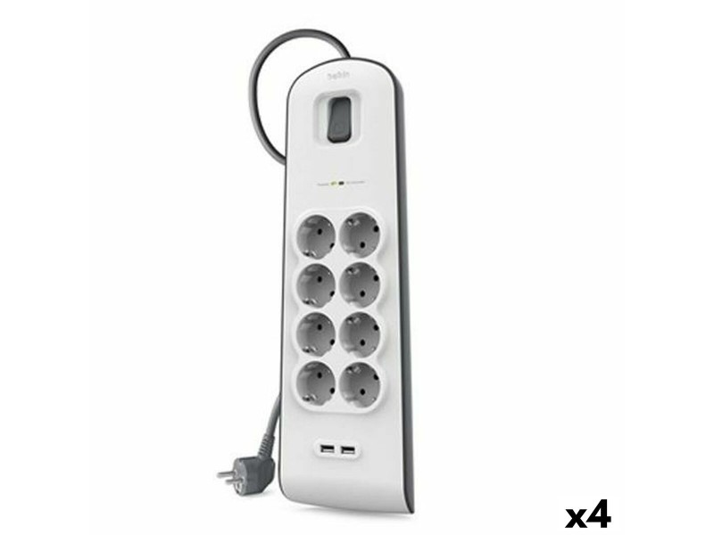 Контакт - 8 изхода с копче Belkin NaN –  BB Ленти