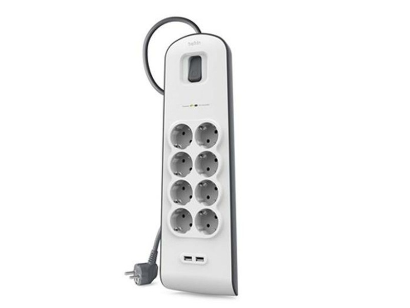 Контакт - 8 изхода с копче Belkin NaN –  BB Ленти
