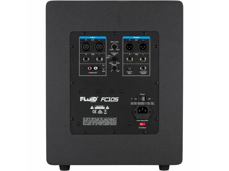 Суббуфер FLUID AUDIO FC10S NaN –  BB Субуфери