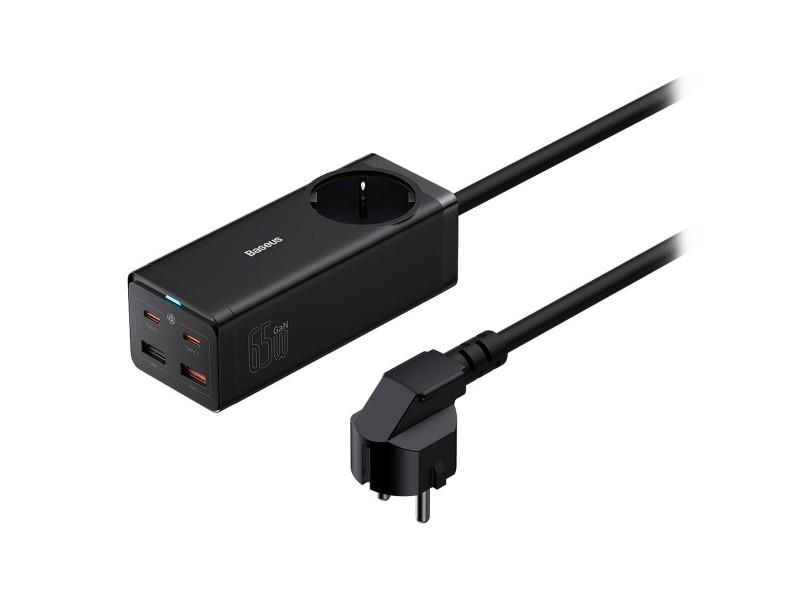 Зарядно за стена Baseus PSZM000901 Черен 65 W NaN –  BB Мрежови зарядни