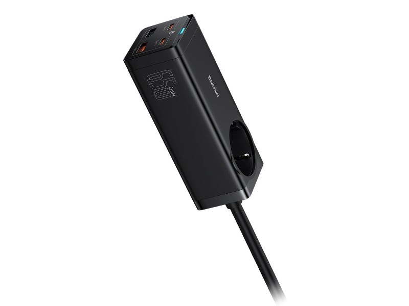 Зарядно за стена Baseus PSZM000901 Черен 65 W NaN –  BB Мрежови зарядни