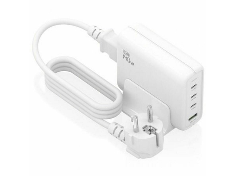 Безжично зарядно Aisens ASCH-140W4P055-W Бял 140 W NaN –  BB Мрежови зарядни