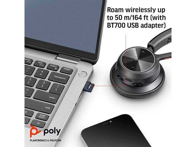 Слушалки Poly 77Y93AA Черен NaN –  BB Слушалки