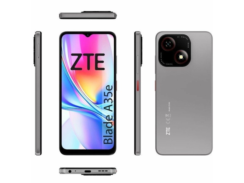 Смартфони ZTE Blade A35E Octa Core 2 GB RAM 32 GB Сив NaN –  BB Безплатни телефони и смартфони