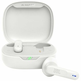 Безжични Слушалки с Кутия за Зареждане JBL Wave Flex Бял