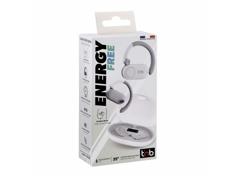 Спортни слушалки TNB ENERGY PLUS Бял NaN –  BB Слушалки
