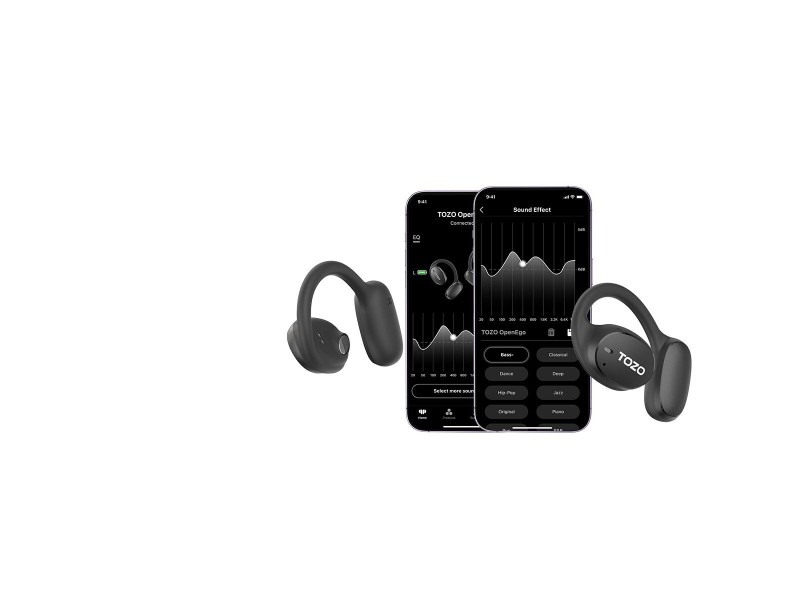 Спортни блутут слушалки TOZO OpenEgo Черен NaN –  BB Слушалки