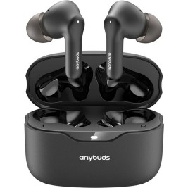 Безжични Слушалки с Кутия за Зареждане TOZO Anybuds Pro Черен
