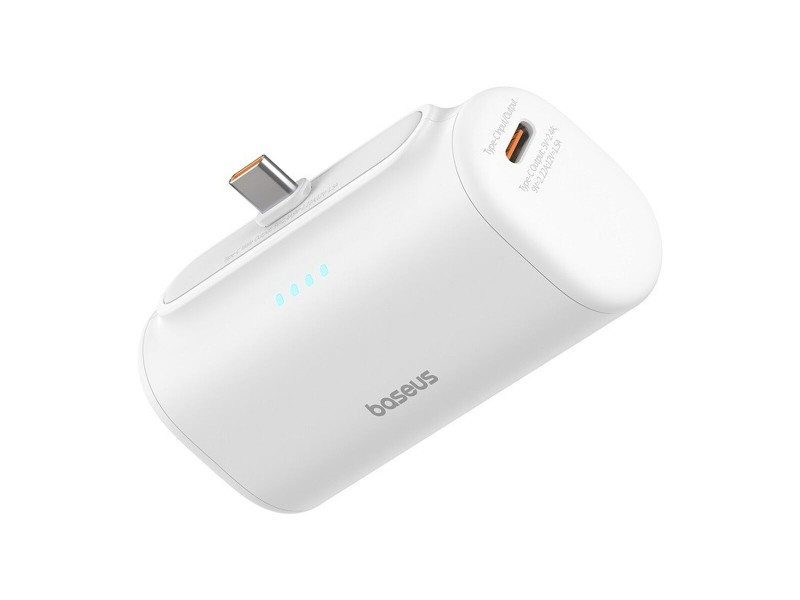 Powerbank Baseus P10068306213-00 Бял 5000 mAh NaN –  BB Преносими зарядни устройства