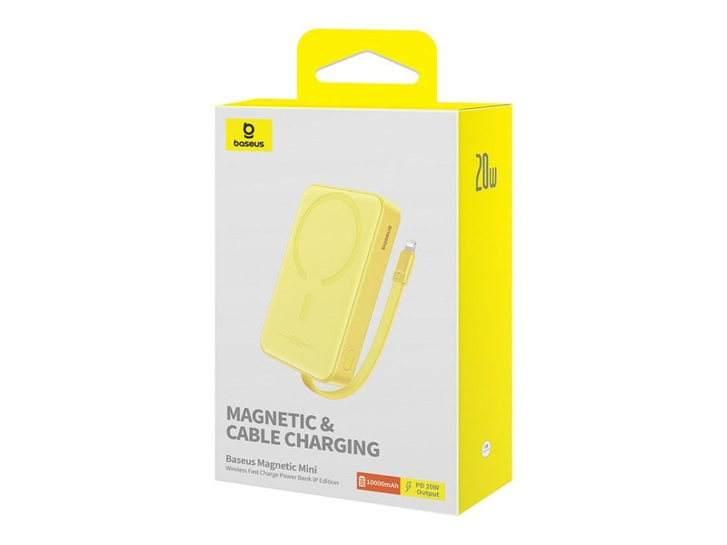 Powerbank Baseus P10022109Y23-00 Жълт 10000 mAh NaN –  BB Преносими зарядни устройства