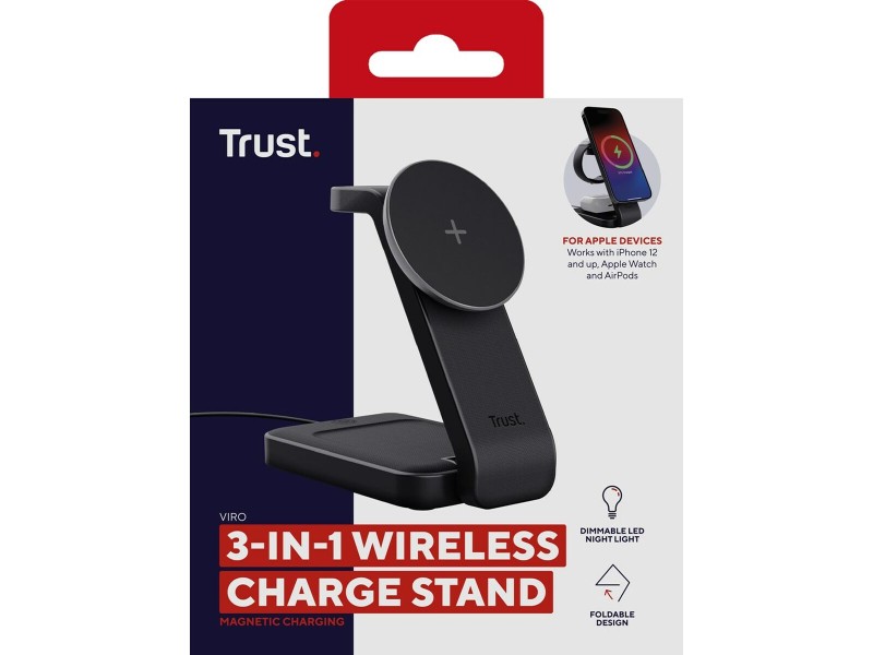 Докинг станция Trust 25464 Черен 20 W (1 броя) NaN –  BB Мрежови зарядни