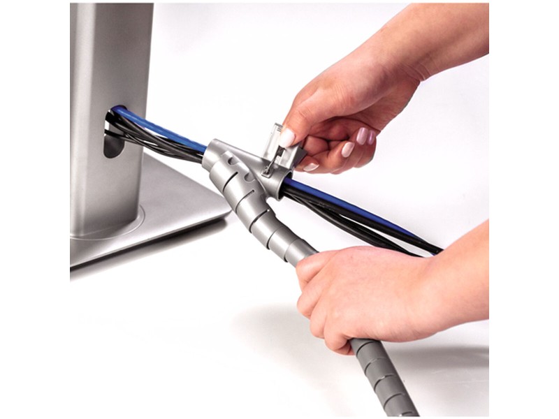 Кабелен организатор Fellowes CableZip Сребрист 200 mm 2 mm NaN –  BB Кабелни втулки