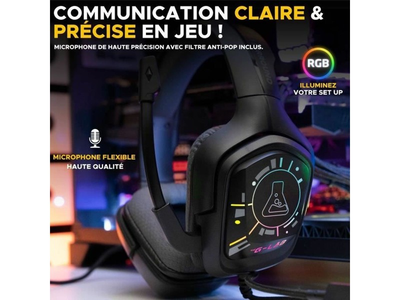 Слушалки с микрофон The G-Lab KORP COBALT 7.1 NaN –  BB Слушалки