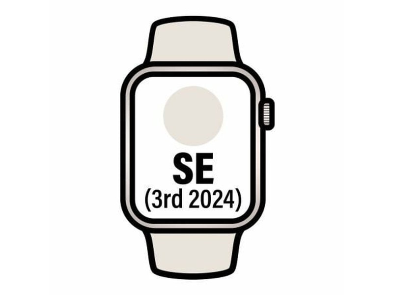 Мъжки часовник Apple MXGT3QL/A Бял Ø 44 mm NaN –  BB Умни часовници