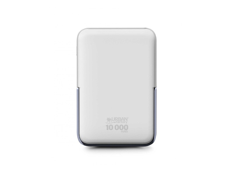 Powerbank Urban Factory MWP11UF Бял 10000 mAh NaN –  BB Безжични зарядни устройства