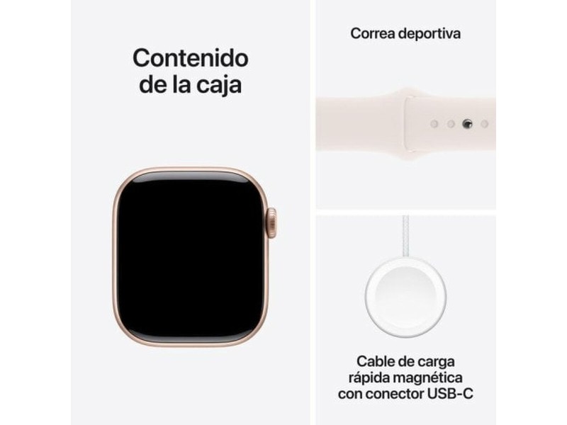 Мъжки часовник Apple Series 10 GPS 42mm Розово Златист Мъжки часовник Apple Series 10 GPS 42mm Розово Златист NaN – BB Умни часовници