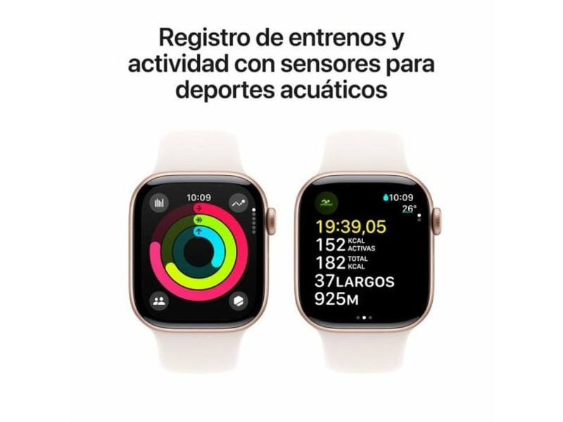 Мъжки часовник Apple Series 10 GPS 42mm Розово Златист Мъжки часовник Apple Series 10 GPS 42mm Розово Златист NaN – BB Умни часовници