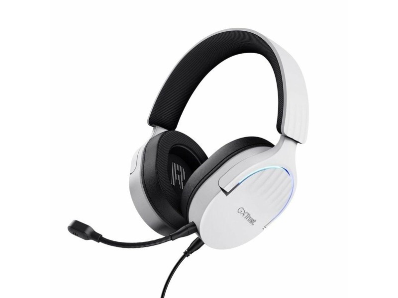 Слушалки за игра с микрофон Trust GXT 490 Бял Черен Многоцветен Черен/Бял NaN –  BB Слушалки