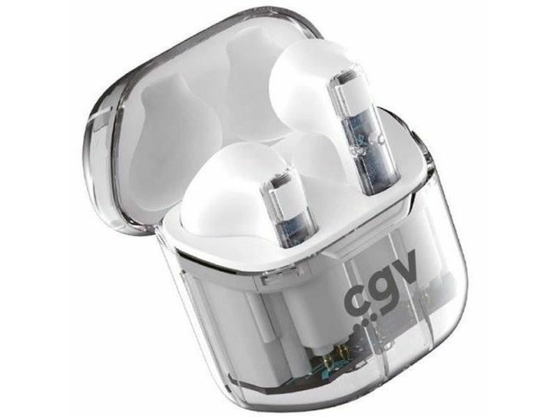 Безжични Слушалки с Кутия за Зареждане CGV URBAN GHOST Бял NaN –  BB Слушалки