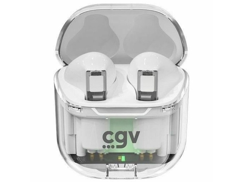 Безжични Слушалки с Кутия за Зареждане CGV URBAN GHOST Бял NaN –  BB Слушалки