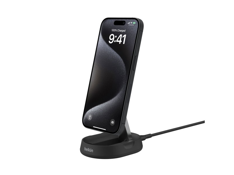 Безжично зарядно Belkin WIA008VFBK Бял NaN –  BB Безжични зарядни устройства