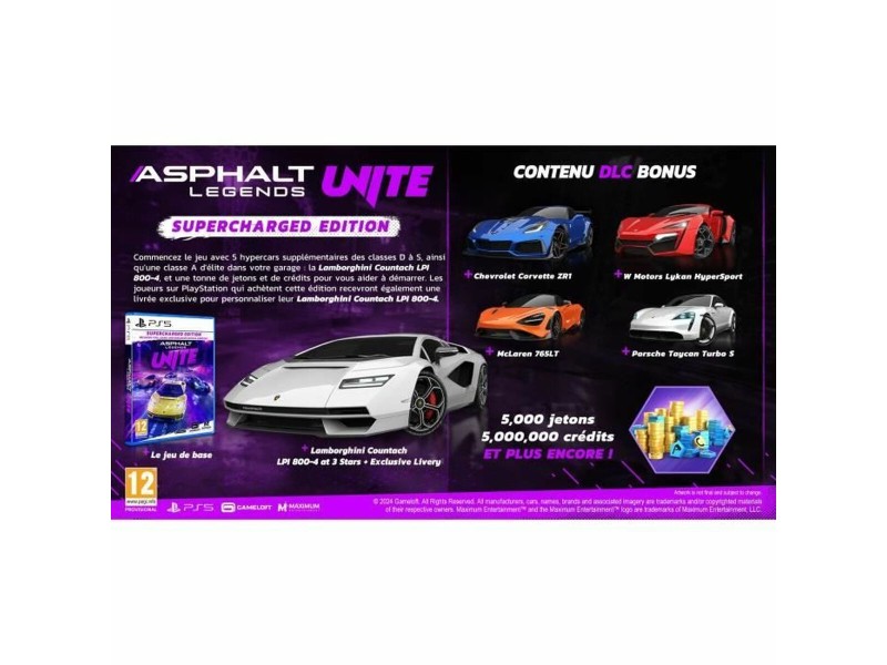 Видеоигра PlayStation 5 Just For Games Asphalt Legends UNITE Supercharged Edition NaN –  BB Приключение