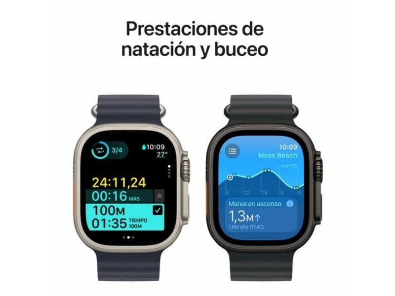 Смарт часовник Apple MX4P3TY/A Титанов 49 mm NaN –  BB Умни часовници