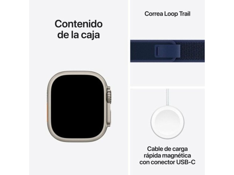 Смарт часовник Apple MX4L3TY/A Титанов 49 mm NaN –  BB Умни часовници