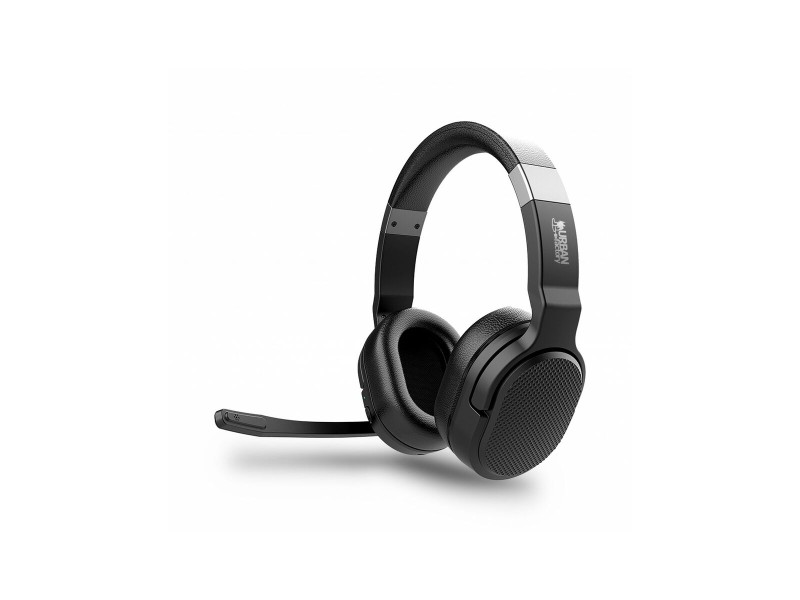 Блутут слушалки с микрофон Urban Factory HBV60UF Черен NaN –  BB Слушалки