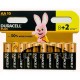 Алкални батерии DURACELL Plus 1,5 V LR06 (12 броя) NaN –  BB Батерии