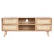 ТВ шкаф Home ESPRIT Естествен Метал каучук 120 x 30 x 48 cm NaN –  BB Телевизионни маси