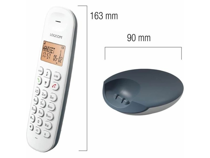 Стационарен телефон Logicom DECT ILOA 150 SOLO Дъска NaN –  BB Аналогови телефони