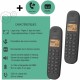 Стационарен телефон Logicom DECT ILOA 255T DUO Черен NaN –  BB Аналогови телефони