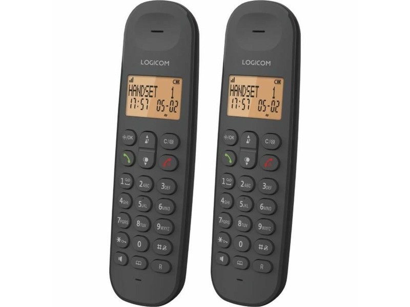 Стационарен телефон Logicom DECT ILOA 255T DUO Черен NaN –  BB Аналогови телефони