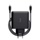 Зарядно за стена + USB-C кабел Trust 24818 Черен NaN –  BB Преносими зарядни устройства