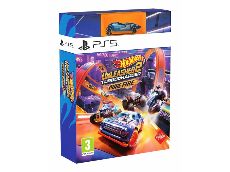 Видеоигра PlayStation 5 Milestone Hot Wheels Unleashed 2: Turbocharged - Pure Fire Edition (FR) NaN –  BB Надбягвания
