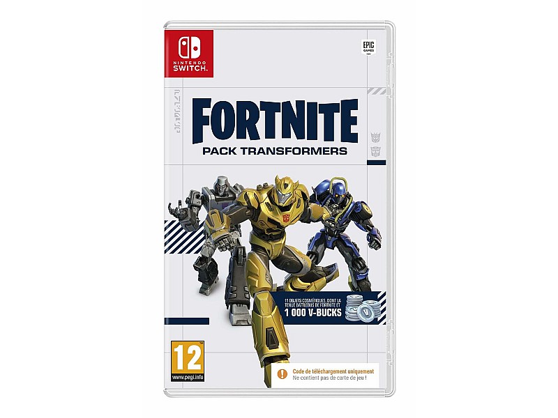 Видео игра за Switch Fortnite Pack Transformers (FR) Код за изтегляне NaN –  BB Комплекти