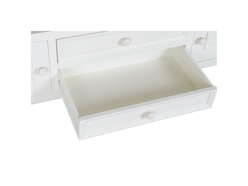 ТВ шкаф DKD Home Decor Бежов Естествен Дърво от пауловния 134,5 x 35 x 55 cm NaN –  BB Телевизионни маси