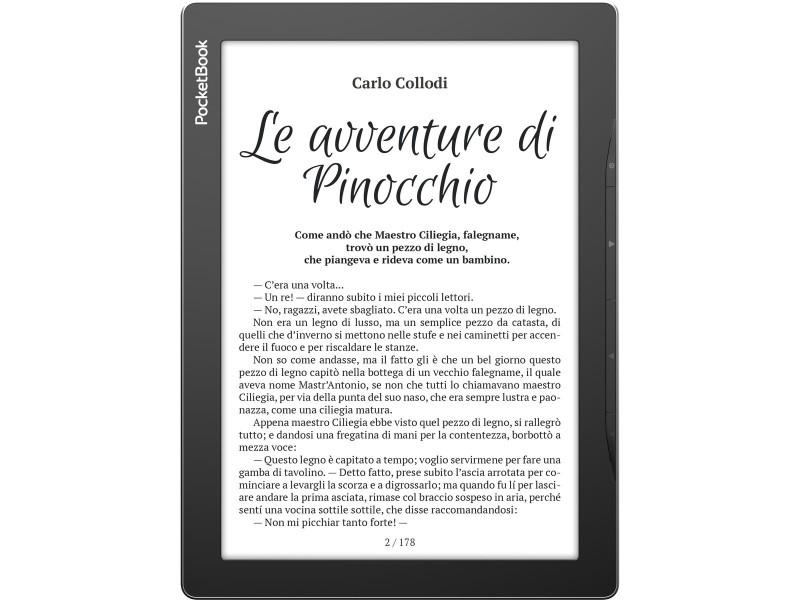 Електронна книга PocketBook InkPad Lite Черен/Сив 8 GB NaN –  BB Четци за електронни книги