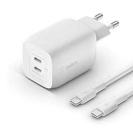 Зарядно за стена Belkin WCH013VF2MWH-B6 Бял 65 W