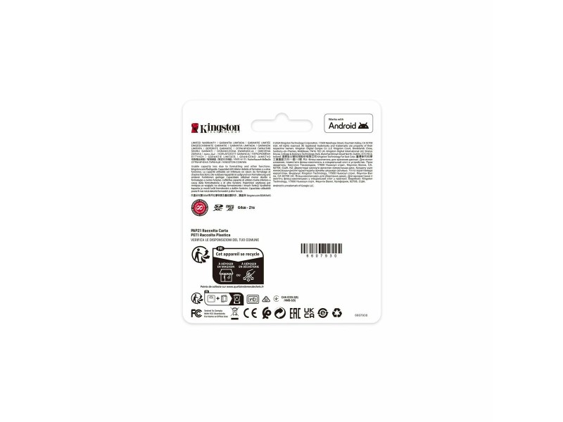 Mикро SD карта памет с адаптер Kingston SDCS3/1TB 1 TB NaN –  BB MicroSD карти