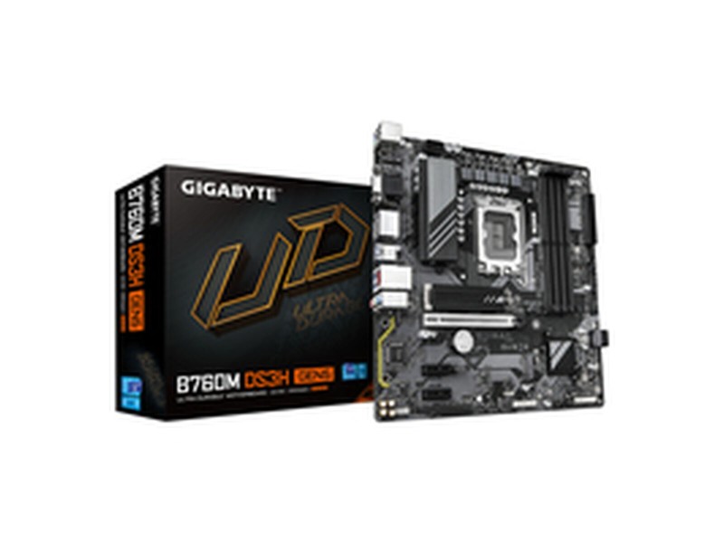 Дънна платка Gigabyte B760M DS3H GEN5 INTEL B760 EXPRESS LGA 1700 NaN –  BB Дънни платки
