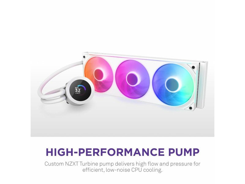 Комплект за Течно Охлаждане NZXT RL-KR360-W2 Kraken Plus 360 RGB NaN –  BB Системи за течно охлаждане
