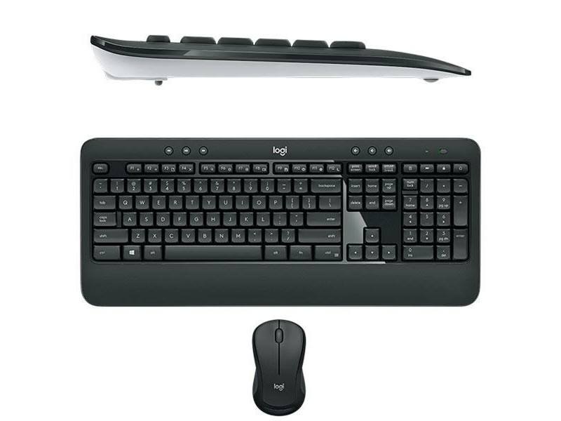 Клавиатура с мишка Logitech MK540 Черен Испанска Qwerty (4 броя) NaN –  BB Пакети клавиатура и мишка