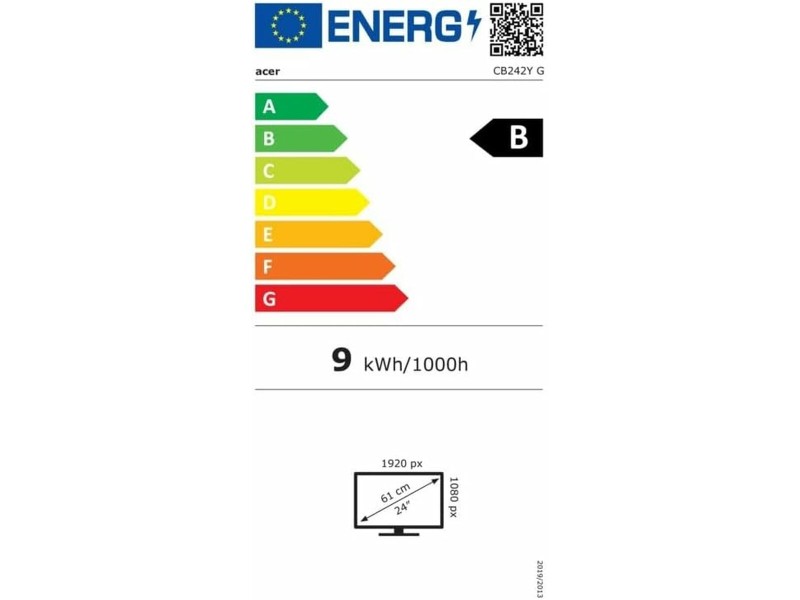 Монитор Acer UM.QB2EE.G09 23,8 Full HD LCD NaN –  BB Монитори