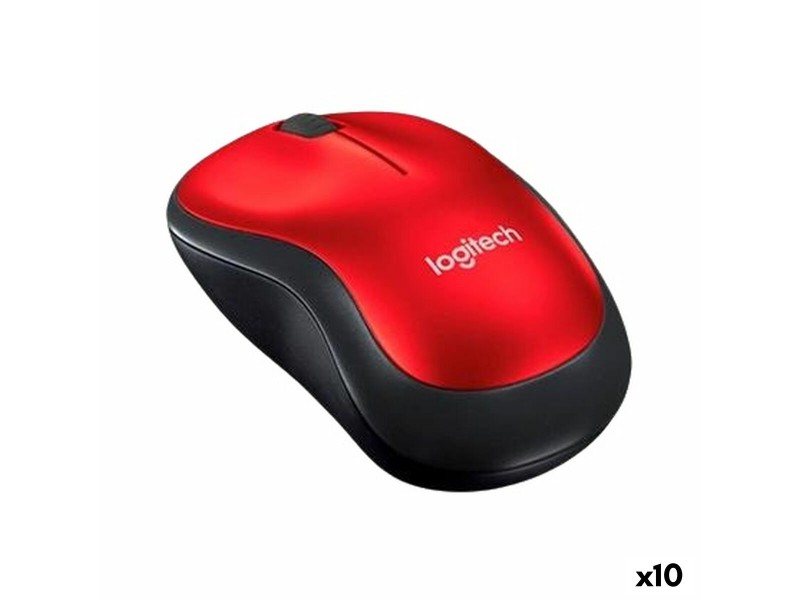 Безжична мишка Logitech M185 Червен 1000 dpi (10 броя) NaN –  BB Мишки