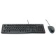 Клавиатура с мишка Logitech MK120 Черен Испанска Qwerty (10 броя) NaN –  BB Пакети клавиатура и мишка
