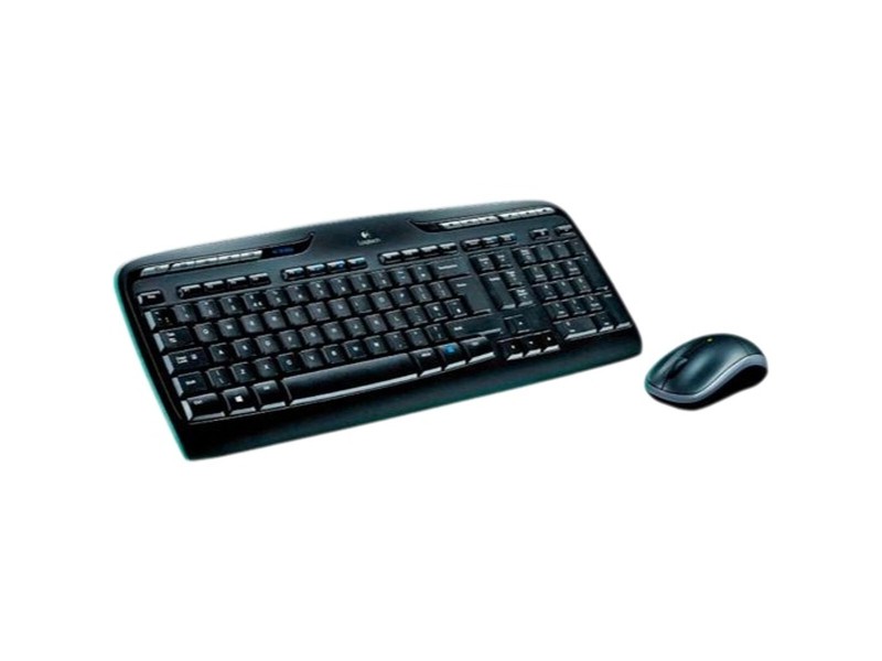 Клавиатура с мишка Logitech MK330 Черен Испанска Qwerty (4 броя) NaN –  BB Пакети клавиатура и мишка