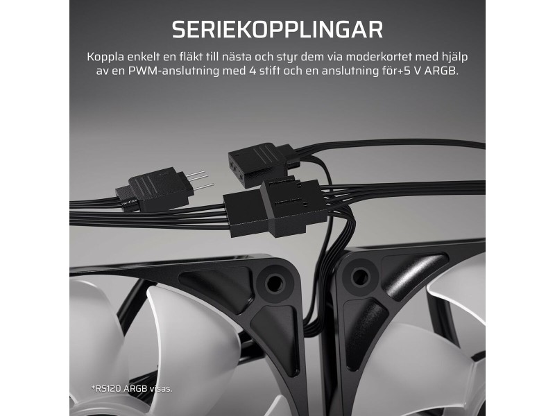 Вентилатор за кутия Corsair 540141 Ø 12 cm (3 броя) NaN –  BB Бокс вентилатори