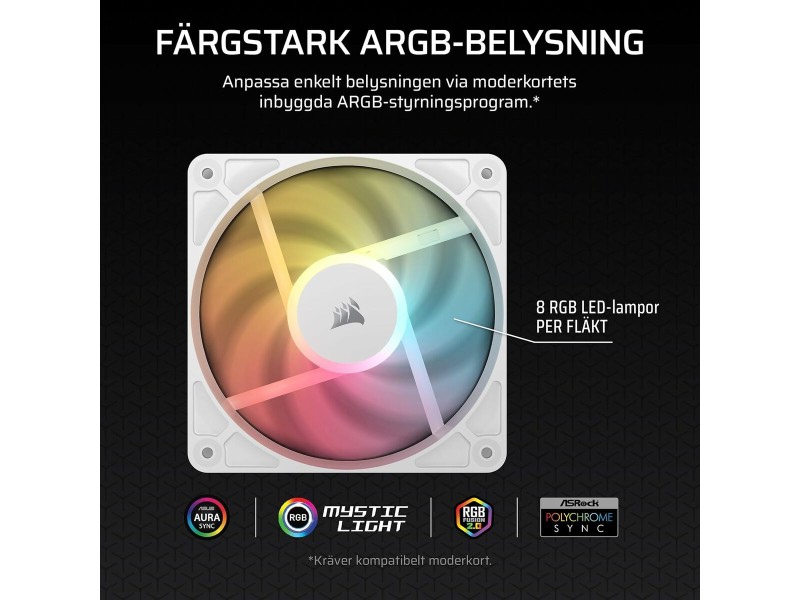 Вентилатор за кутия Corsair 540141 Ø 12 cm (3 броя) NaN –  BB Бокс вентилатори